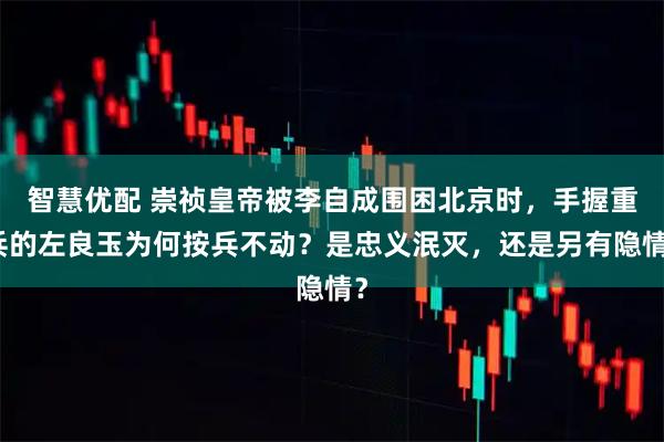 智慧优配 崇祯皇帝被李自成围困北京时，手握重兵的左良玉为何按兵不动？是忠义泯灭，还是另有隐情？