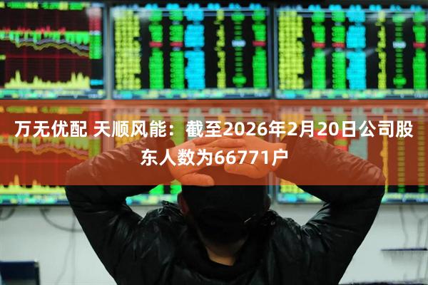万无优配 天顺风能：截至2026年2月20日公司股东人数为66771户